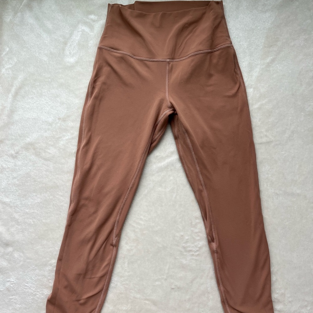 Copper Colored Lululemon Athletica Leggings